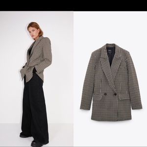 Zara plaid blazer 8658/119